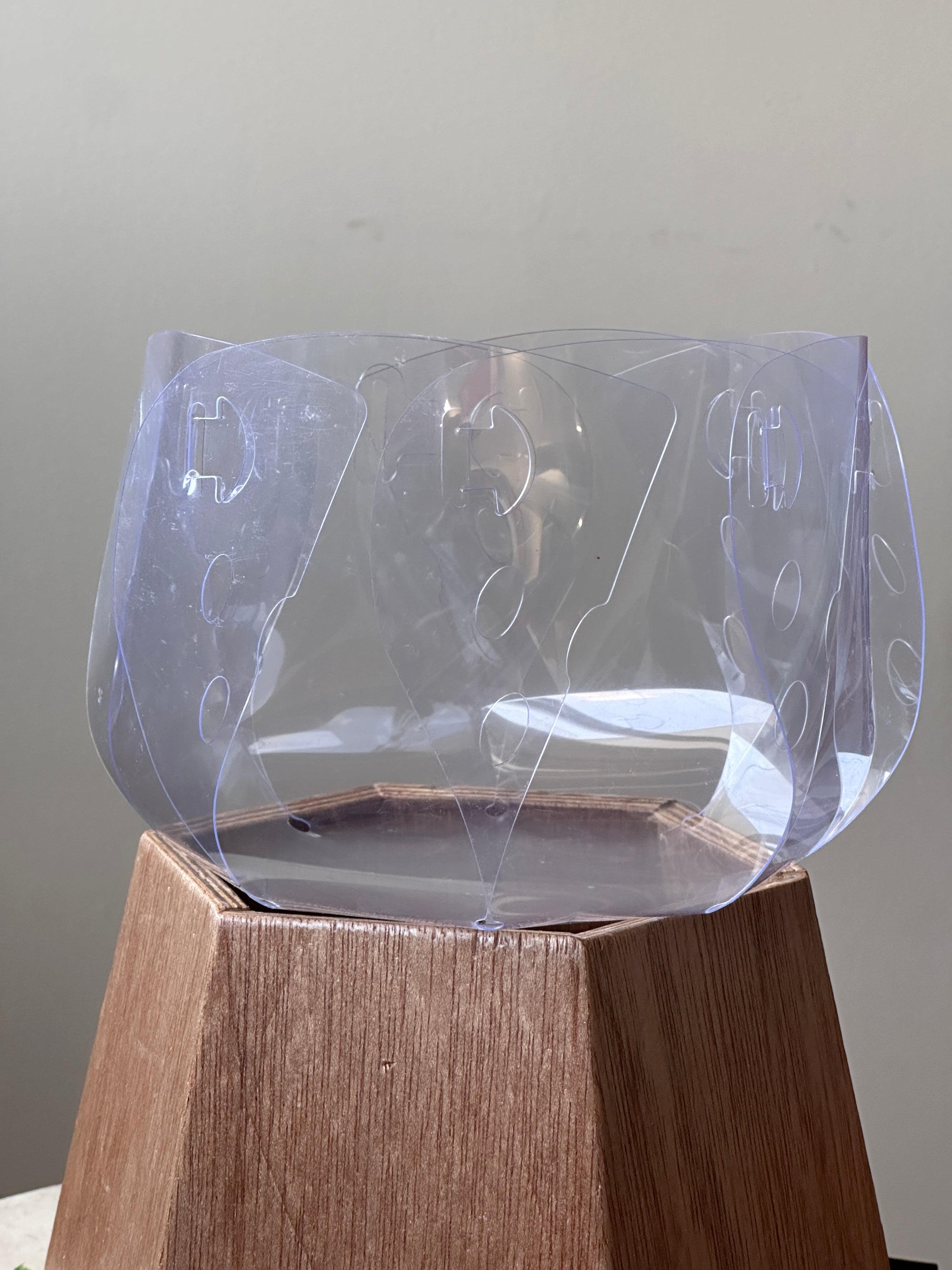 Rousseau Folded Pot: Clear
