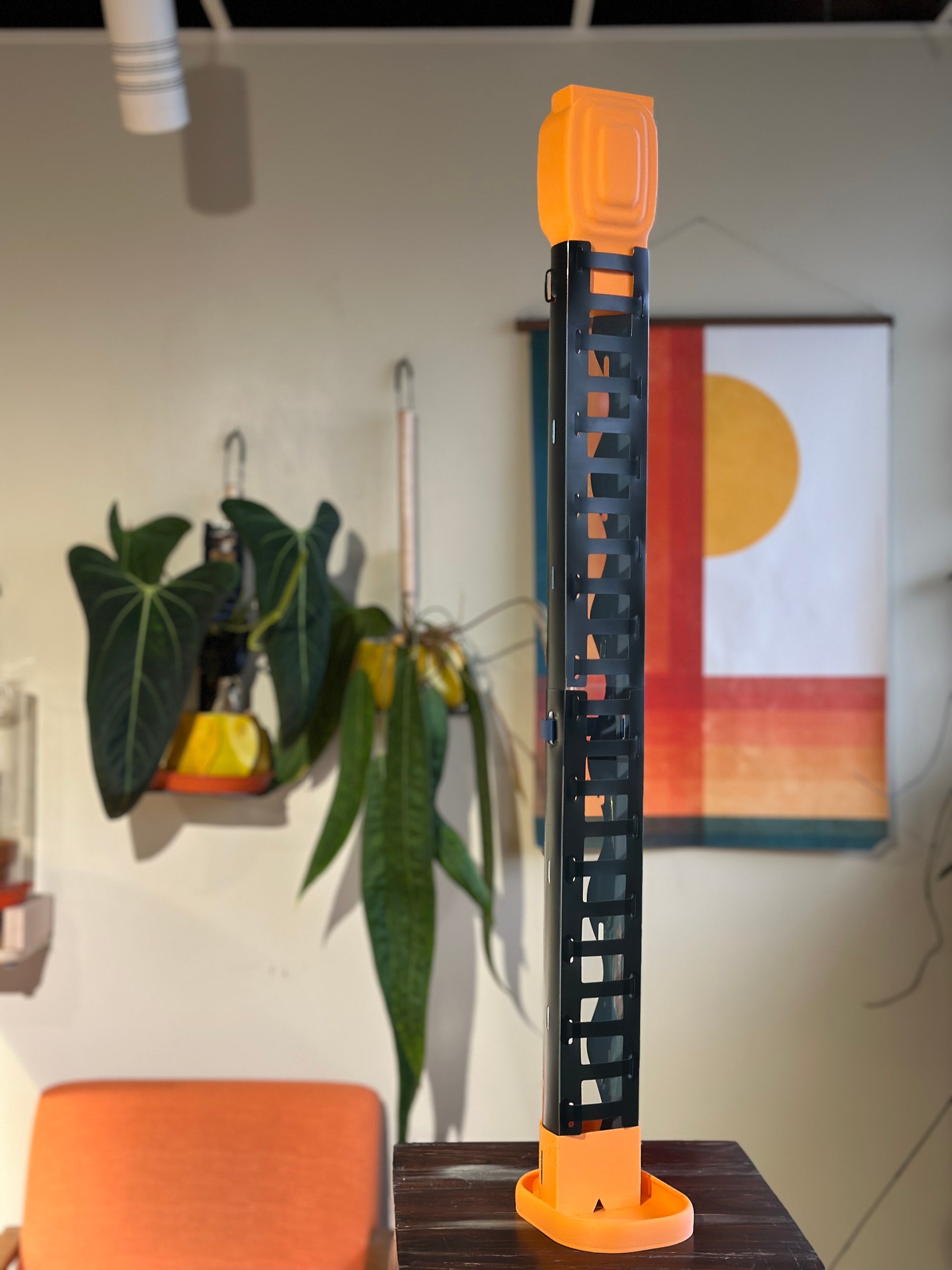 Small Double Moss Pole: Modern Art Deco