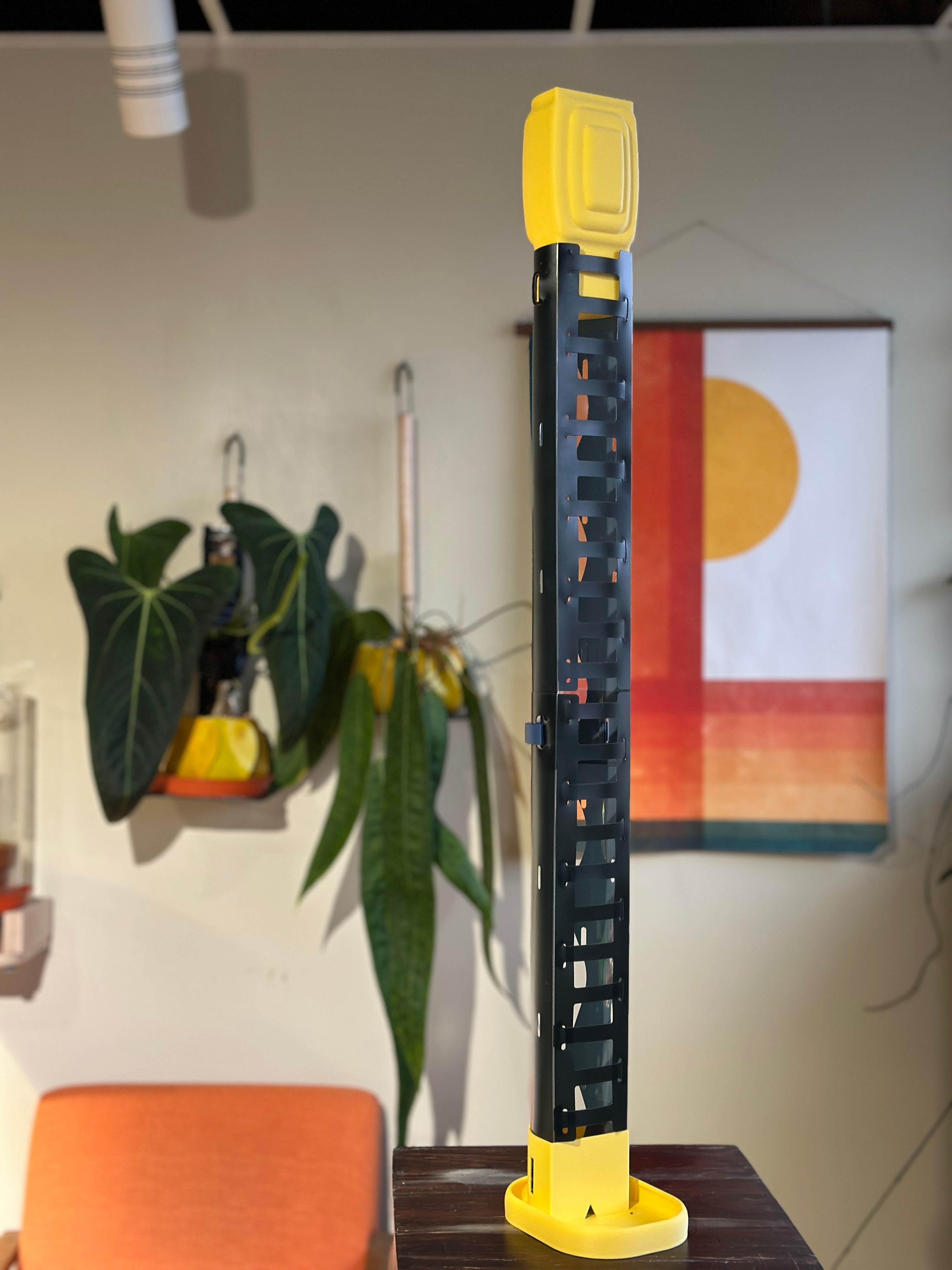 Small Double Moss Pole: Modern Art Deco