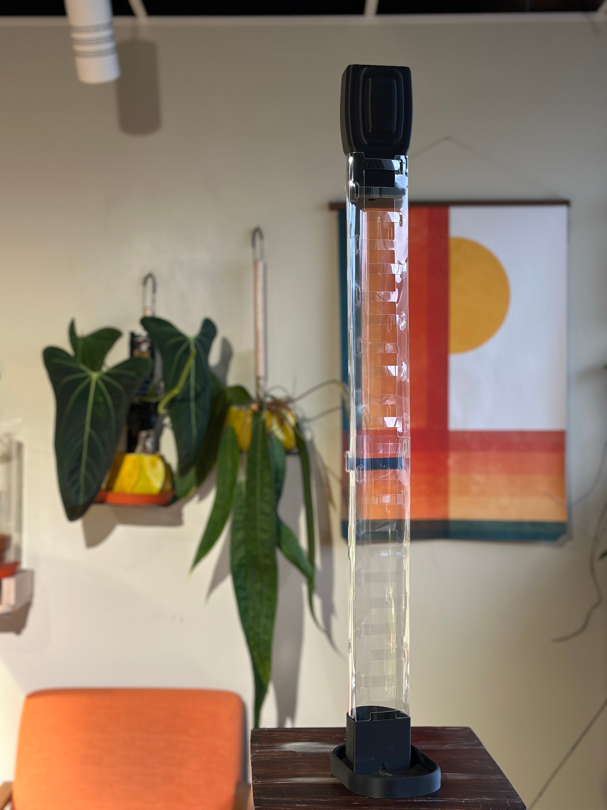 Small Double Moss Pole: Modern Art Deco