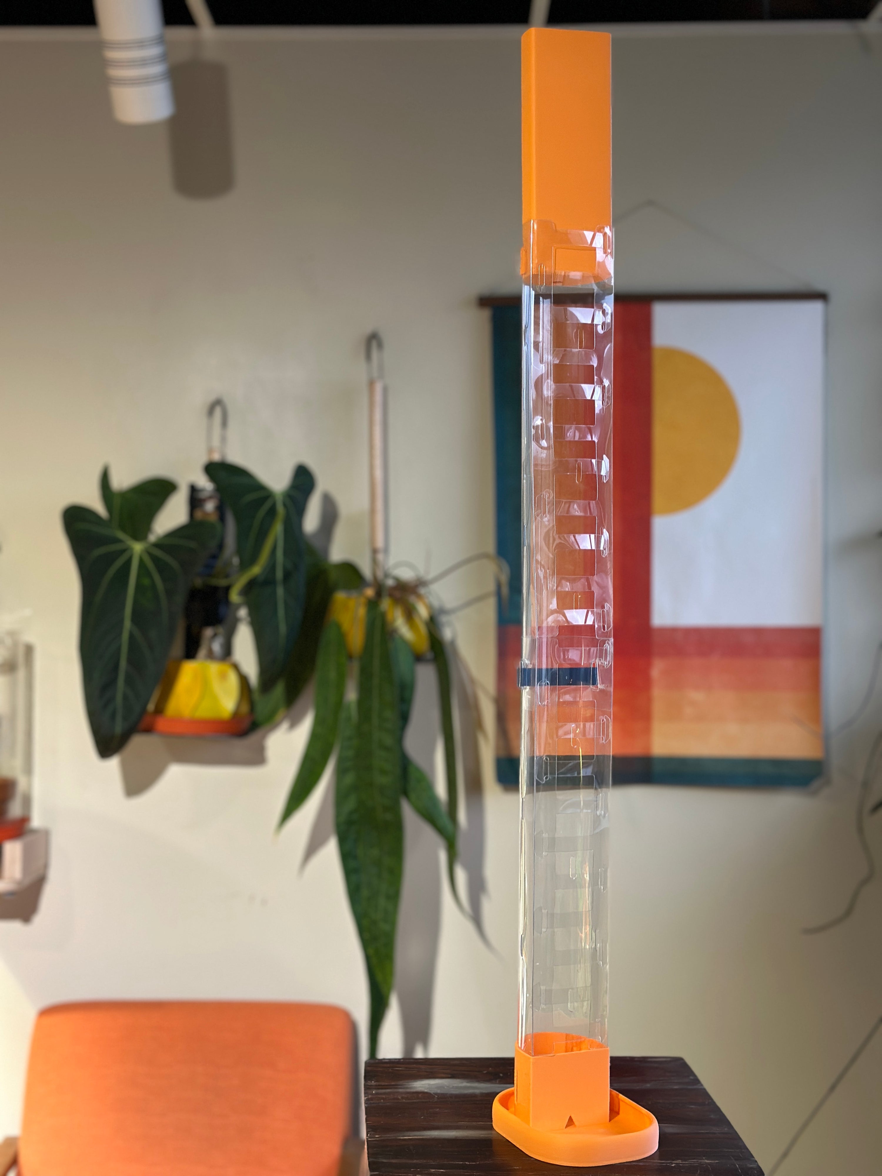 Small Double Moss Pole: Straight and Sleek