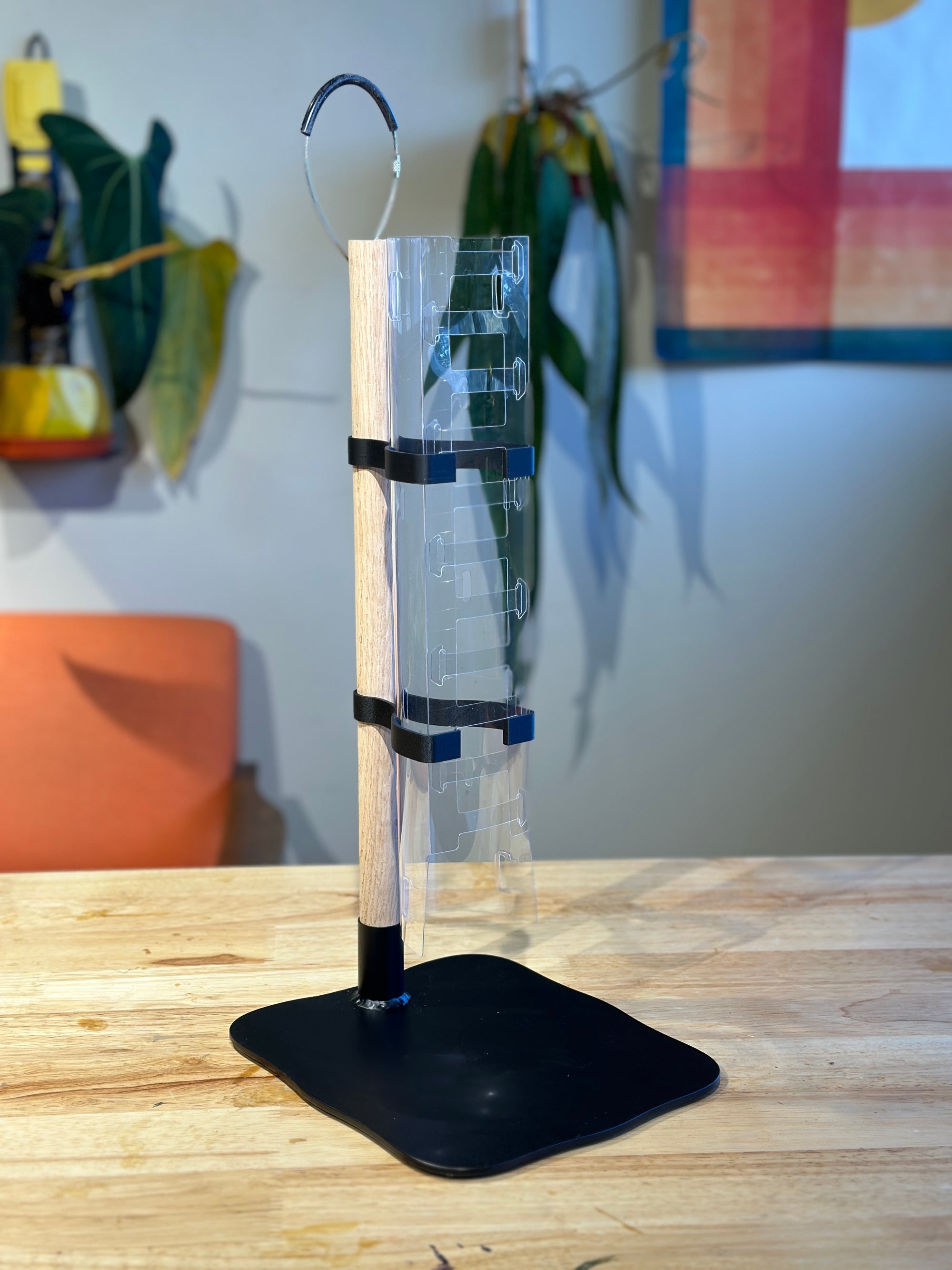 Moss Pole with Metal Base