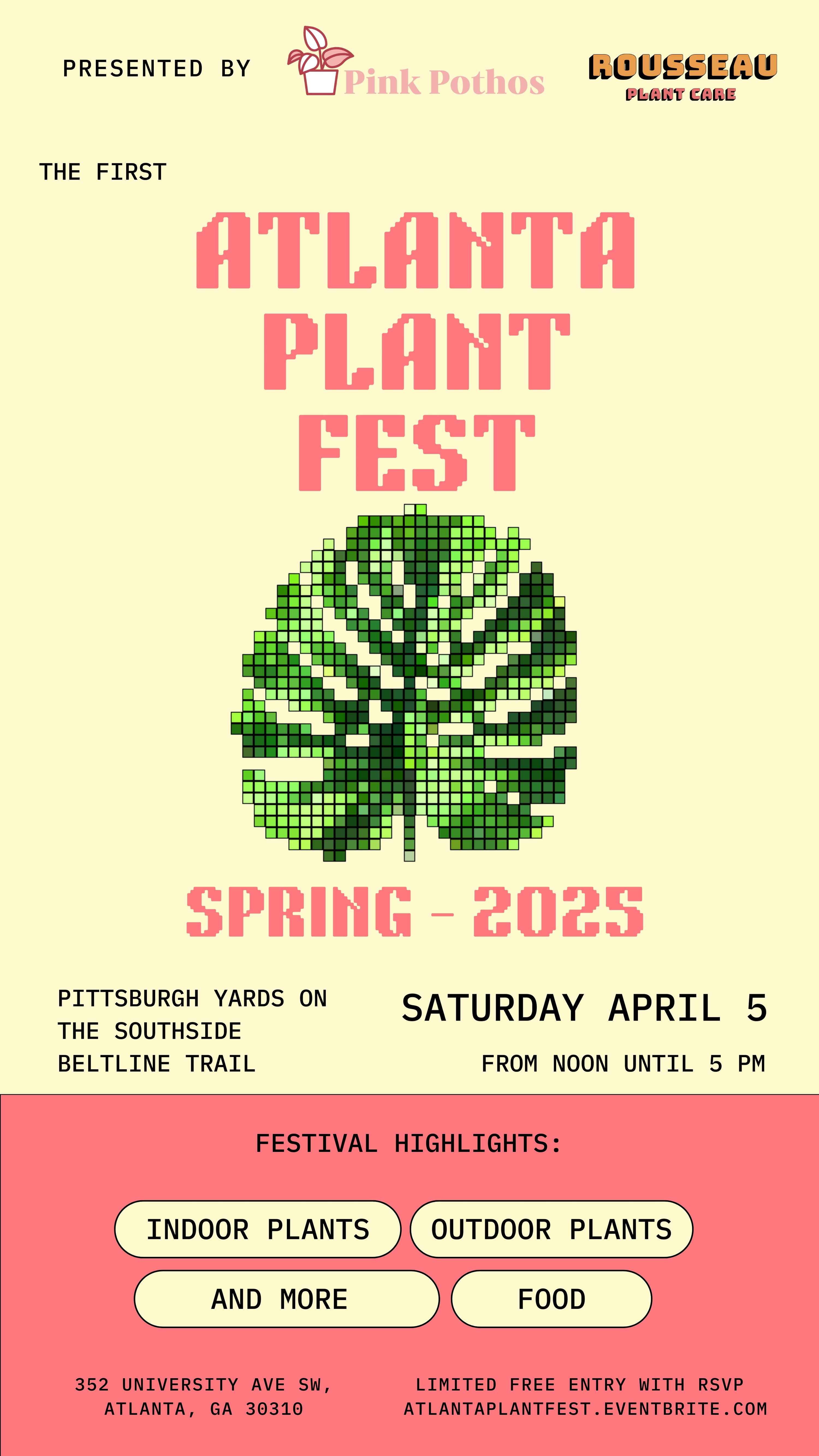 Atlanta Plant Fest Vendor Fee