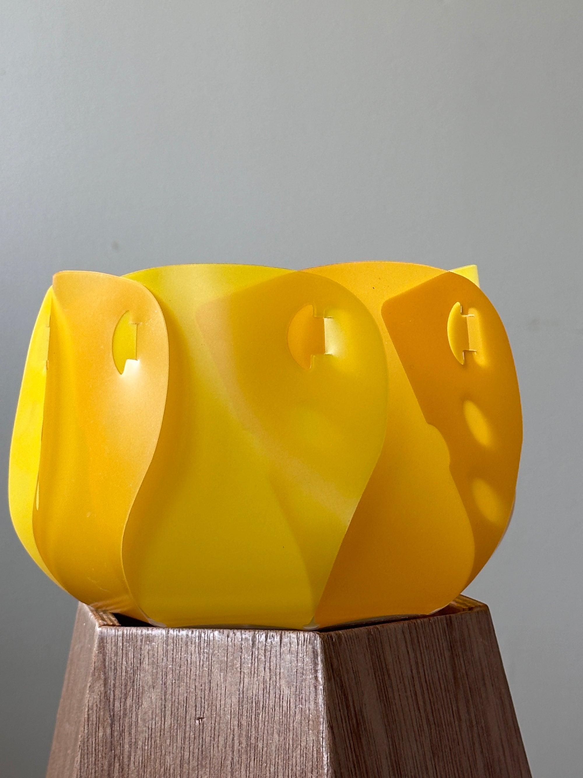 Rousseau Folded Pot Concept - Yellow and Orange