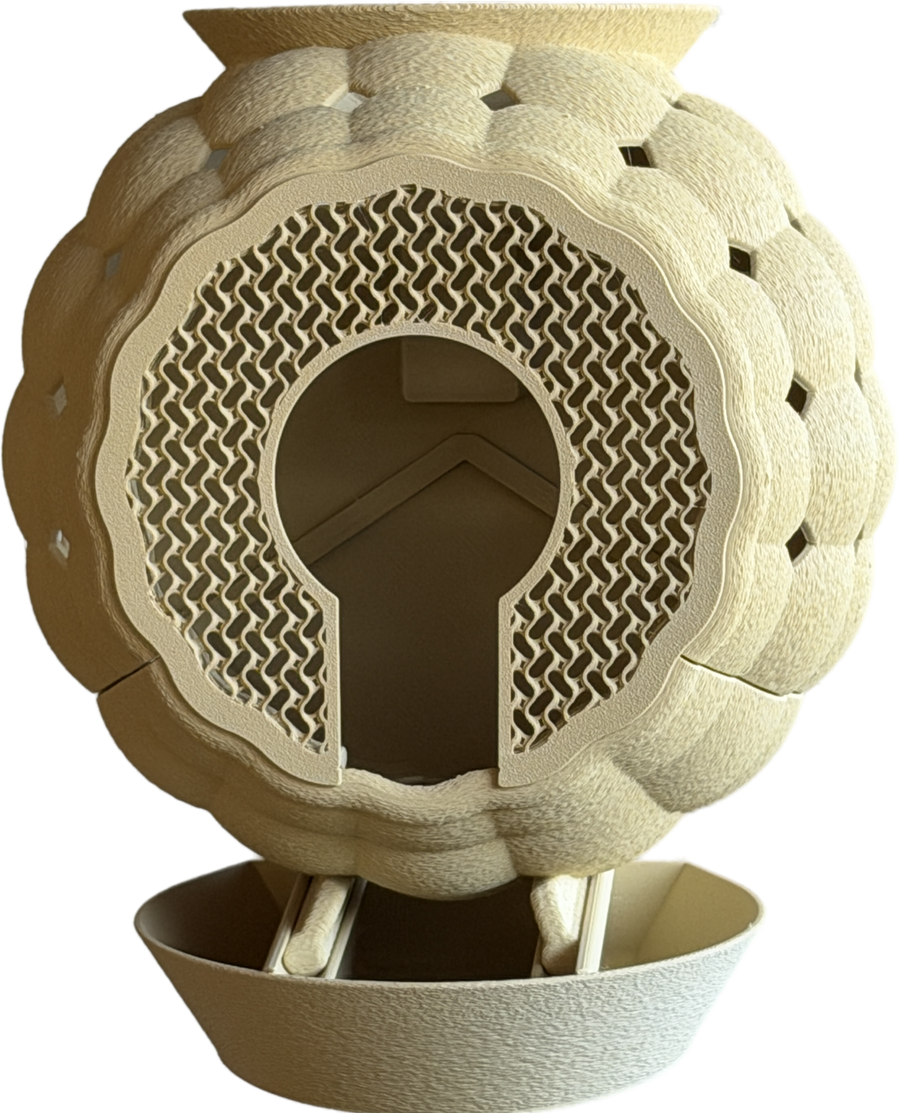 A small reservoir for complete hydration